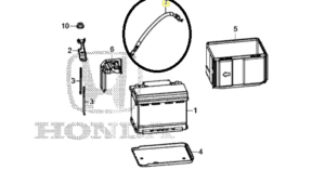 Cabo de Aterramento Bateria HR-V 2020 2021 2022 2023 2024 2025 – Original Honda