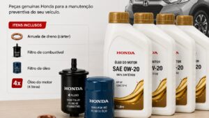 Kit de Revisão Honda WR-V 2021 – 30.000 km ou 3 Anos