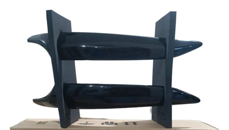 08P03T14860D - PROTETOR LATERAL FRONTAL PRETO CRISTAL CITY